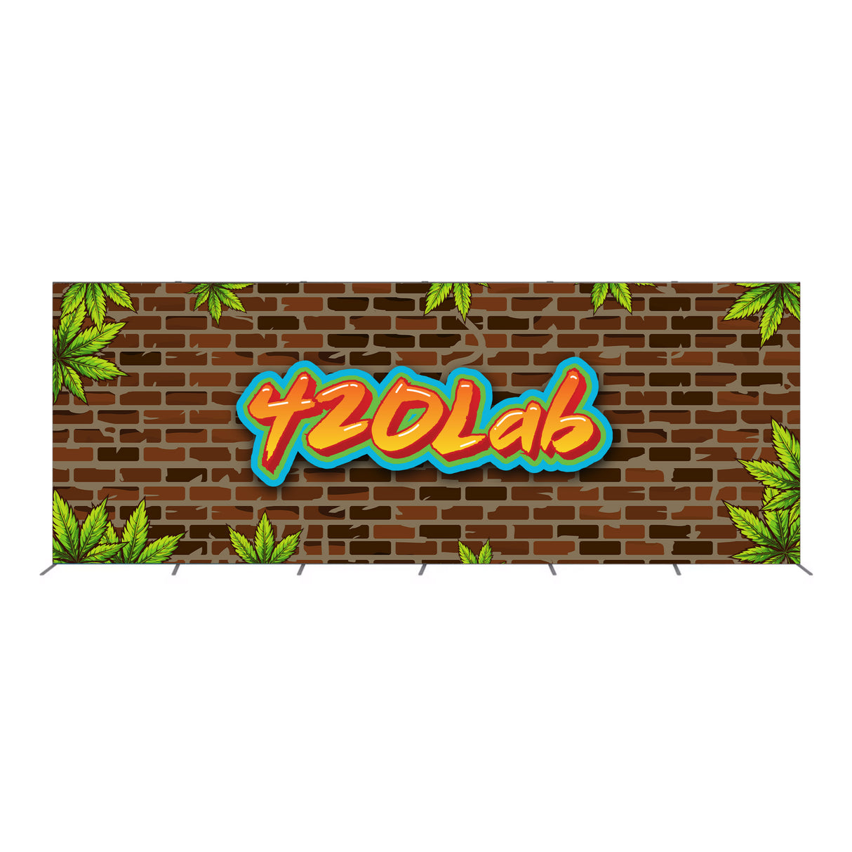 Custom QSEG Quick Wall 20 x 7.4 Ft