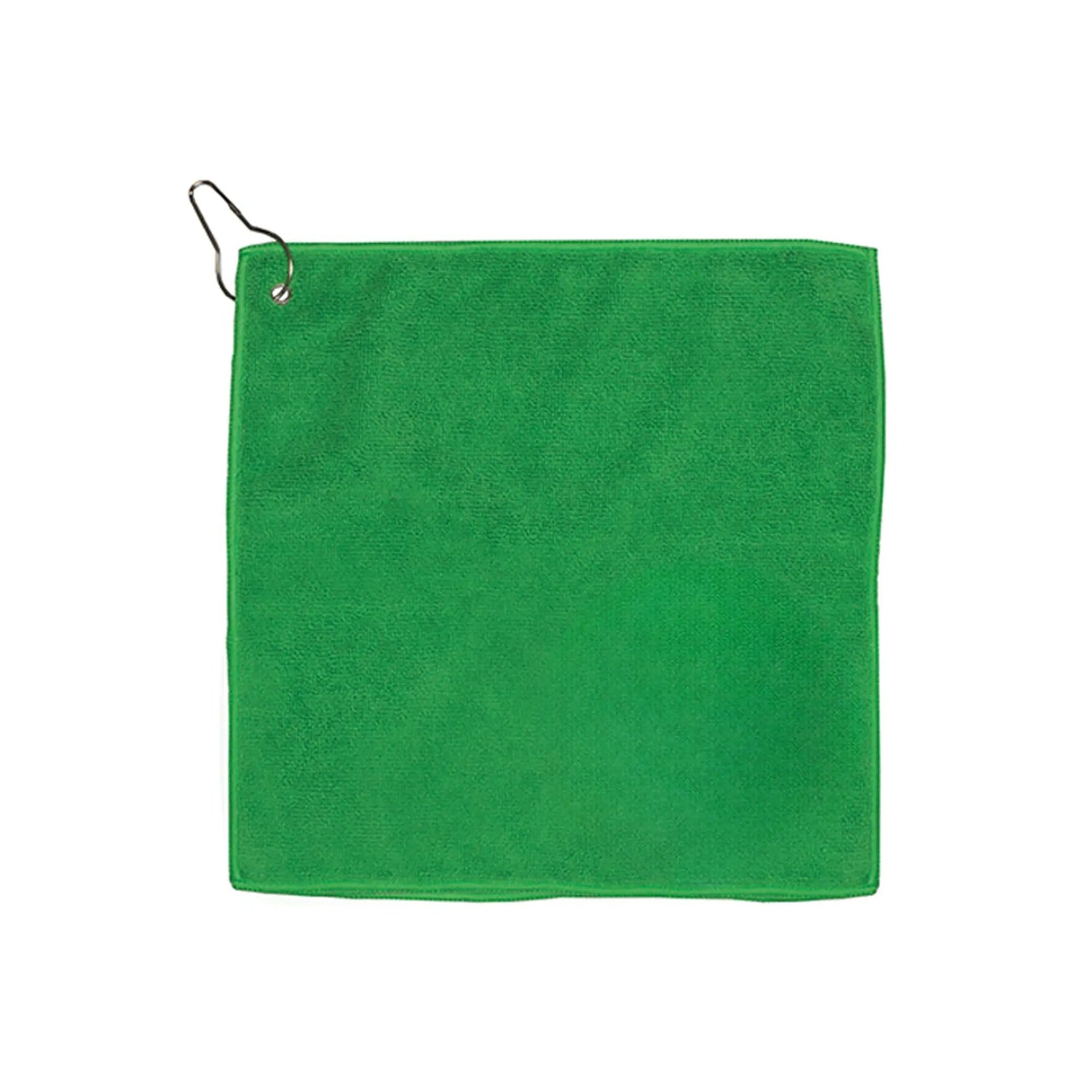 Custom 300GSM Microfiber Golf Towel with Metal Grommet and Clip HiStandards