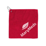 Custom 300GSM Microfiber Golf Towel with Metal Grommet and Clip HiStandards