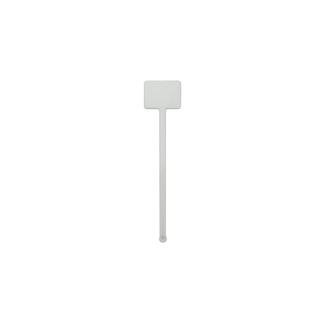 Custom 5.75" Rectangle Plastic Drink Stirrer