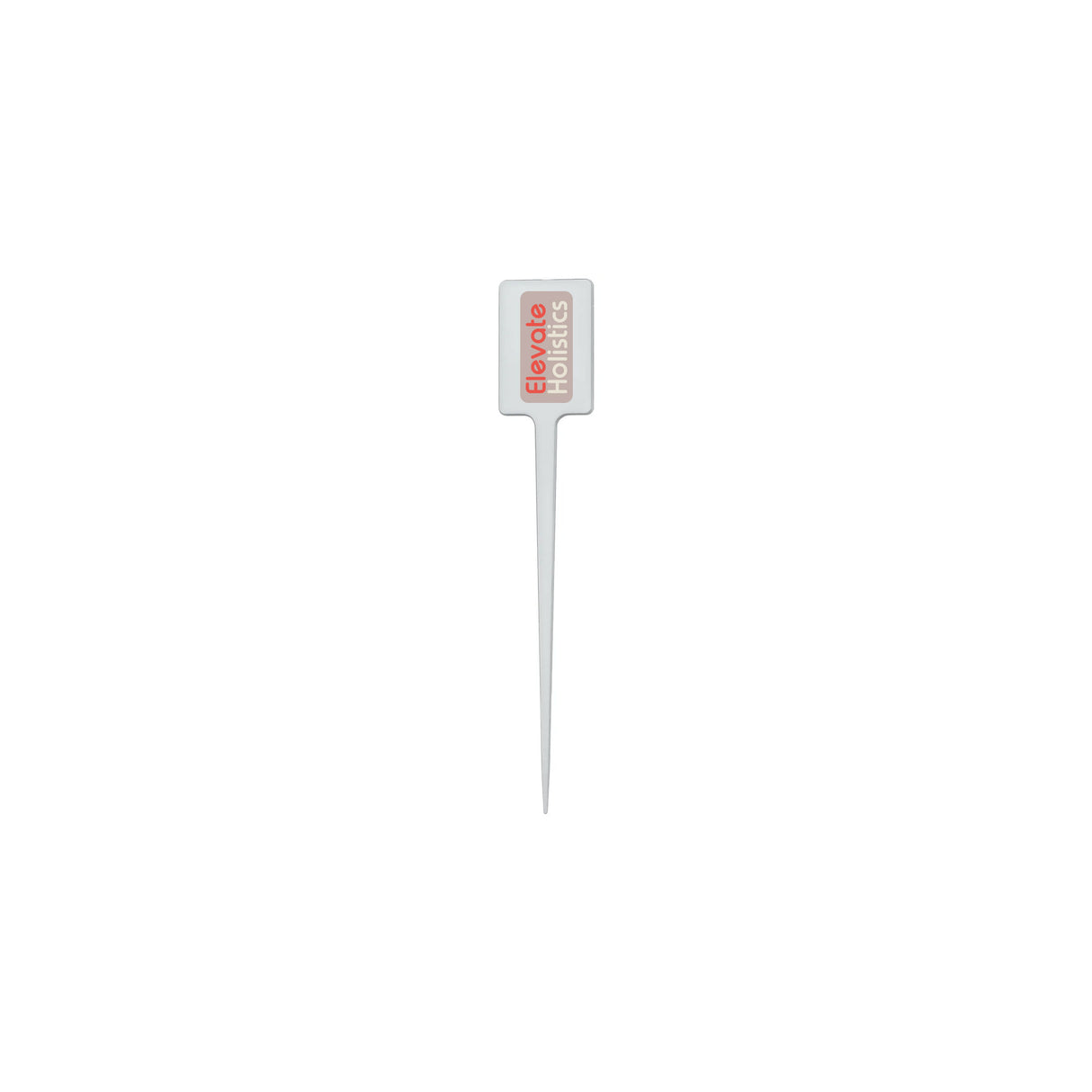 Custom 5" Upright Rectangle Plastic Food Pik