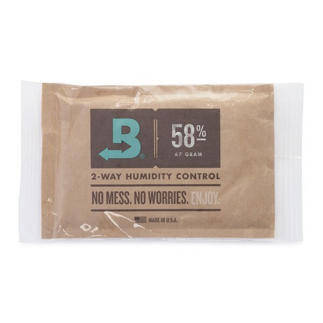 Boveda 58% RH Humidity Packs – 67g Wrapped – 12ct Retail Carton