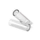 10mm Vented Round Glass Filter Tips - Clear