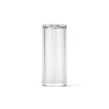 12mm Vented Round Glass Filter Tips - Clear 100ct