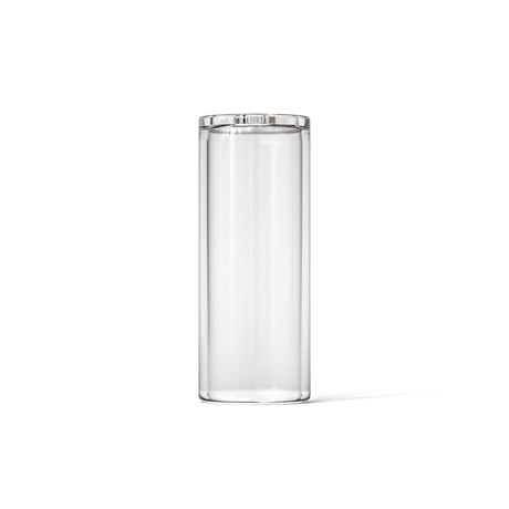 12mm Vented Round Glass Filter Tips - Clear
