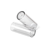 12mm Vented Round Glass Filter Tips - Clear 100ct