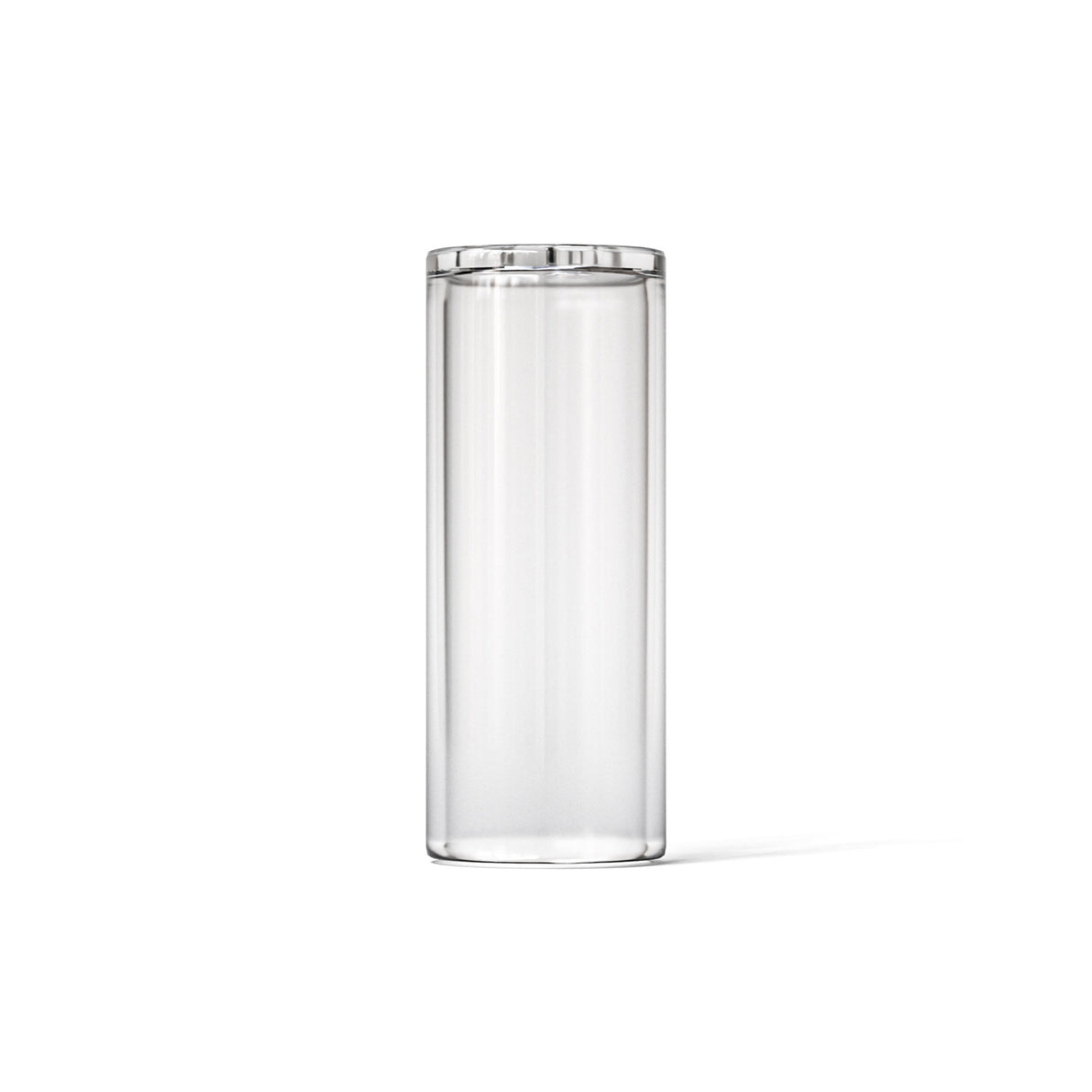 12mm Vented Round Glass Filter Tips - Clear 100ct