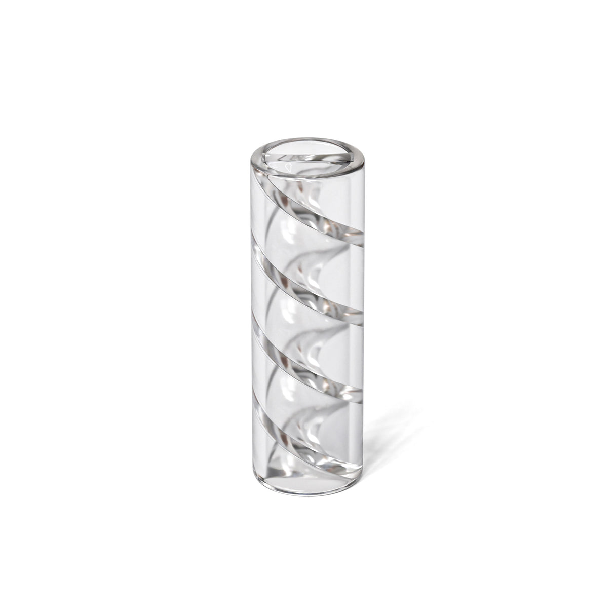 10mm Helix Noodle Glass Filter Tips - Clear 175ct