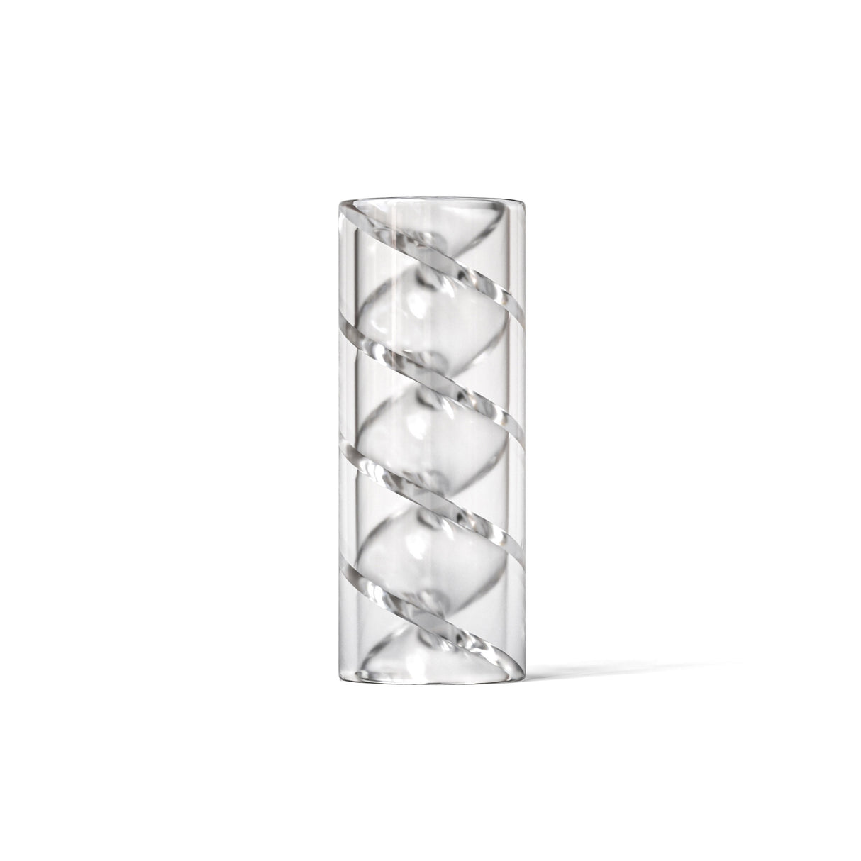 12mm Helix Noodle Glass Filter Tips - Clear 175ct