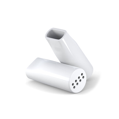 12mm Vented Ceramic Filter Tips - White