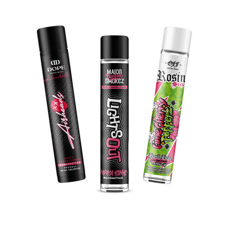 Custom Pre-Labeled 116mm Child-Resistant Glass Pre Roll Tube