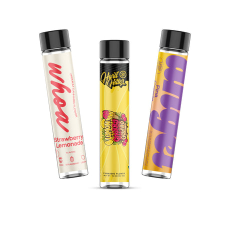 Custom Pre-Labeled 116mm Child-Resistant Plastic Pre Roll Tube