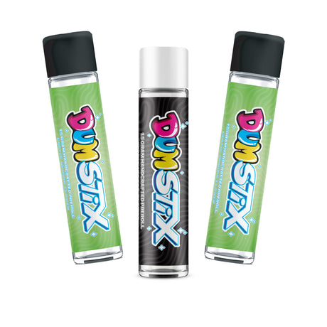 Custom Pre-Labeled 95mm Child-Resistant Glass Pre Roll Tube