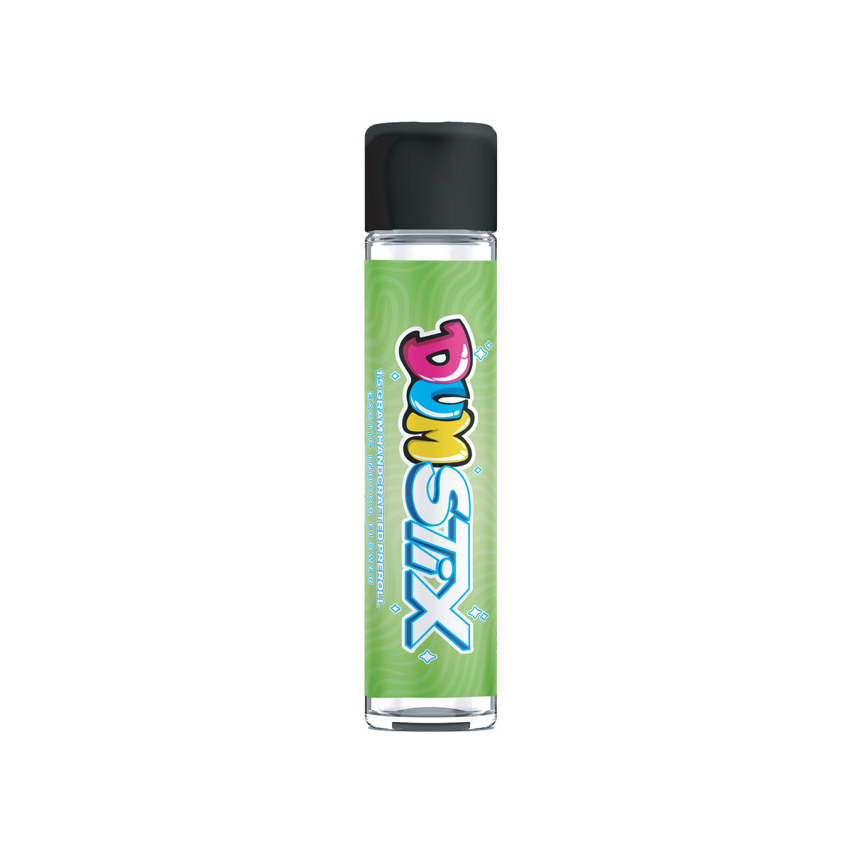 Custom Pre-Labeled 95mm Child-Resistant Glass Pre Roll Tube
