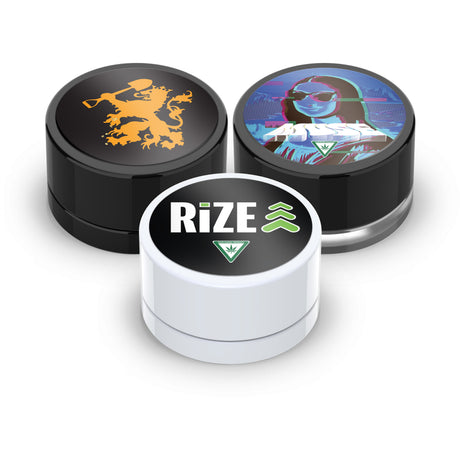 Custom Pre-Labeled 9ml Child-Resistant Glass Concentrate Jar