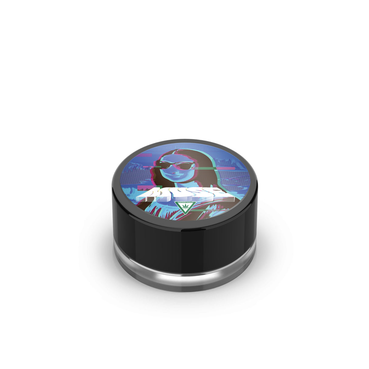 Custom Pre-Labeled 9ml Child-Resistant Glass Concentrate Jar