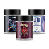 Custom Pre-labeled 4oz Child Resistant Glass Jar