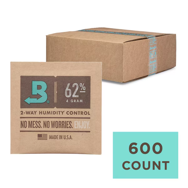 Boveda 62% RH Humidity Packs – 4g Unwrapped – 600ct