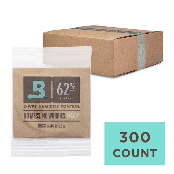 Boveda 62% RH Humidity Packs – 8g Wrapped – 300ct