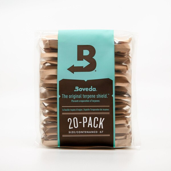 Boveda 62% RH Humidity Packs – 67g Unwrapped – 80ct Master Case