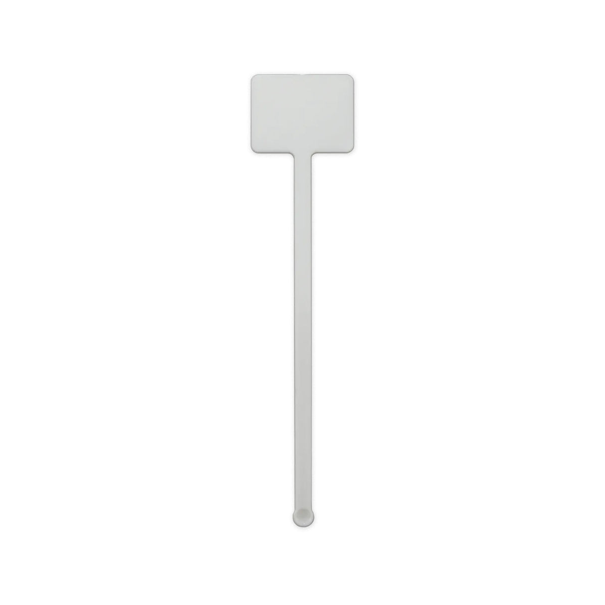 Custom 5.75" Rectangle Plastic Drink Stirrer HiStandards