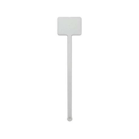 Custom 5.75" Rectangle Plastic Drink Stirrer HiStandards