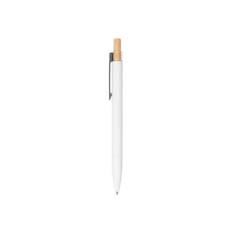 Custom Recycled Aluminum Pen With Bamboo Plunger - HiStandards Packaging