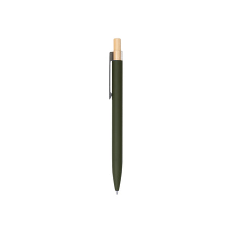 Custom Recycled Aluminum Pen With Bamboo Plunger - HiStandards Packaging