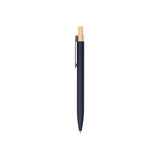 Custom Recycled Aluminum Pen With Bamboo Plunger