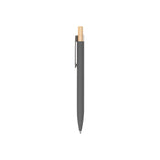 Custom Recycled Aluminum Pen With Bamboo Plunger