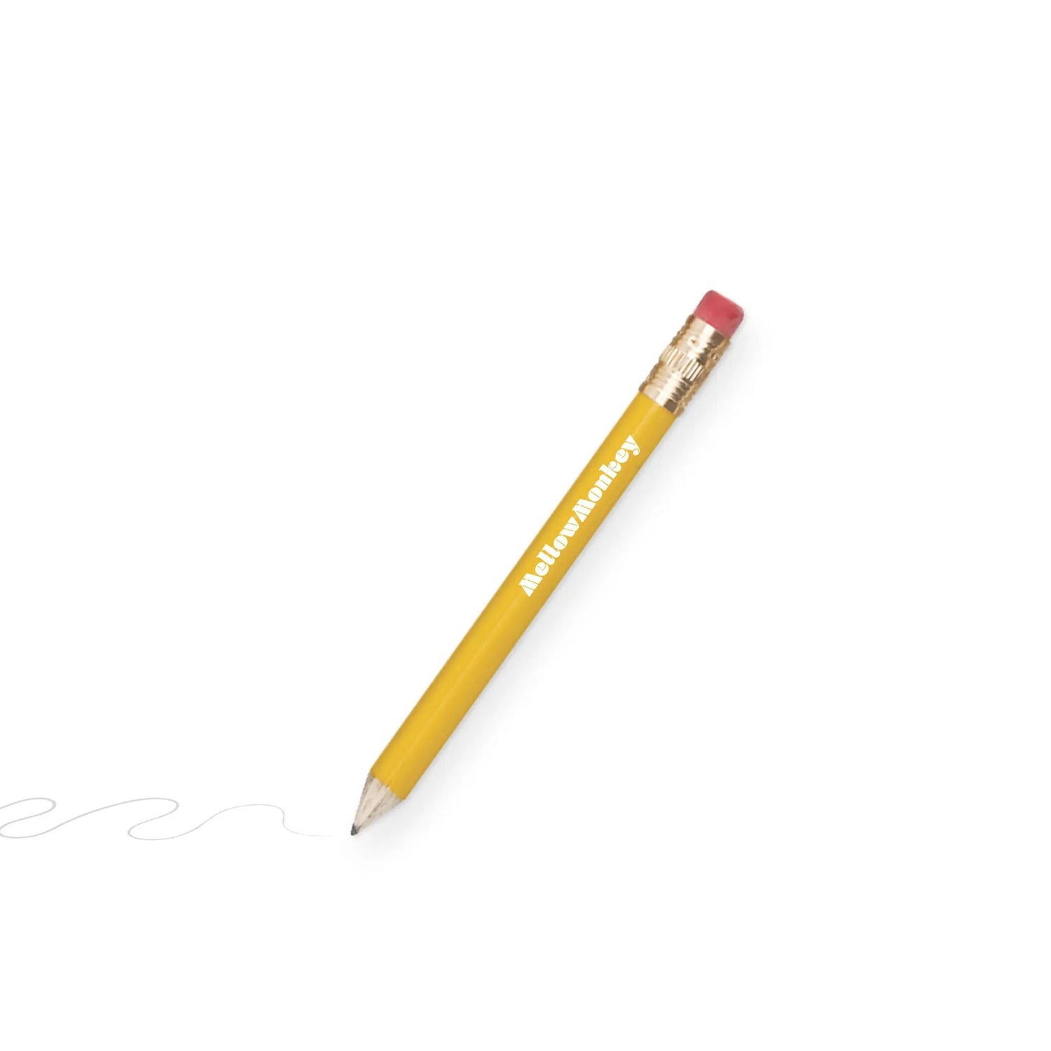 Custom Round Wooden Golf Pencil with Eraser HiStandards