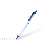Custom Slim White Barrel Pen HiStandards