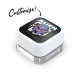 5ml Child Resistant Square Glass Concentrate Jar