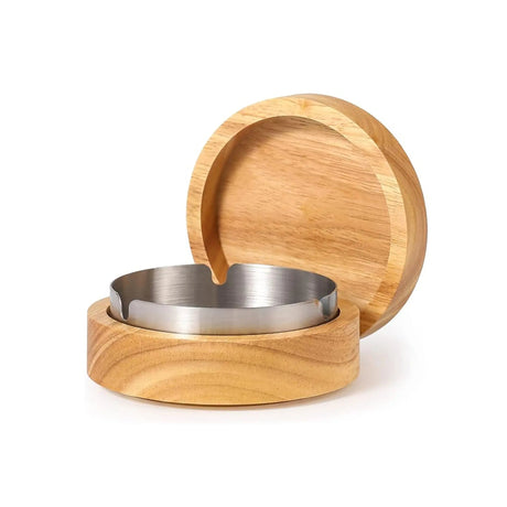 Custom Wooden Ashtray with Lid HiStandards