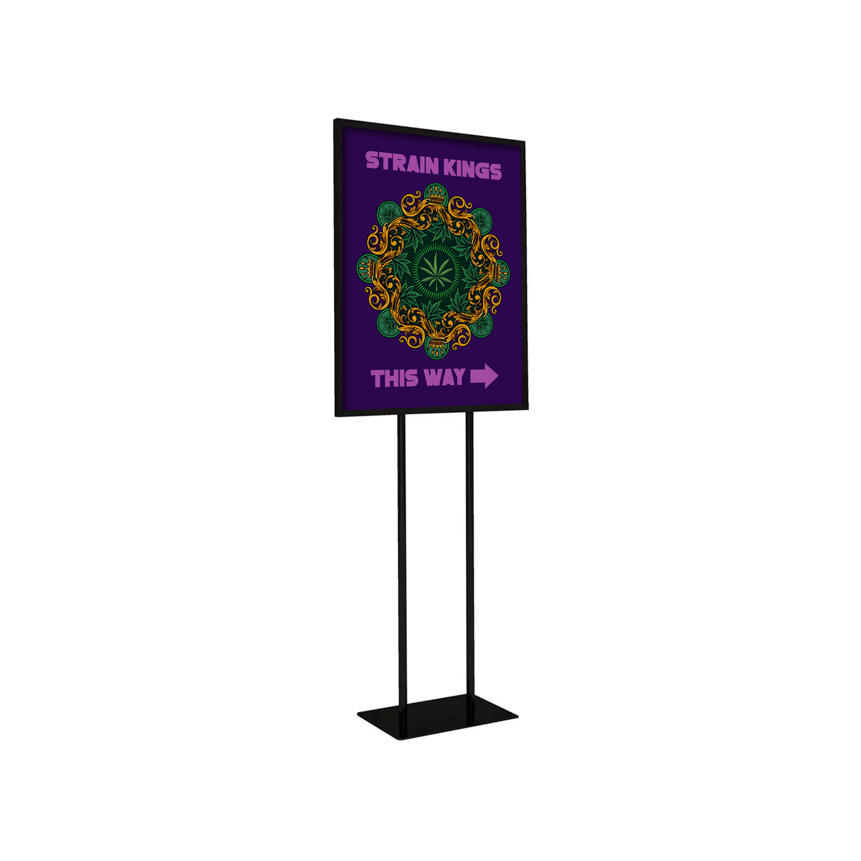 Custom Flat Base Sign Kit
