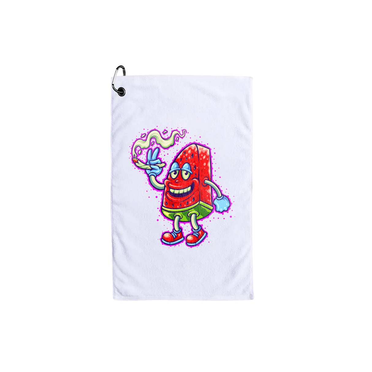 Custom MaxxColor White Golf Towel (15" x 24")