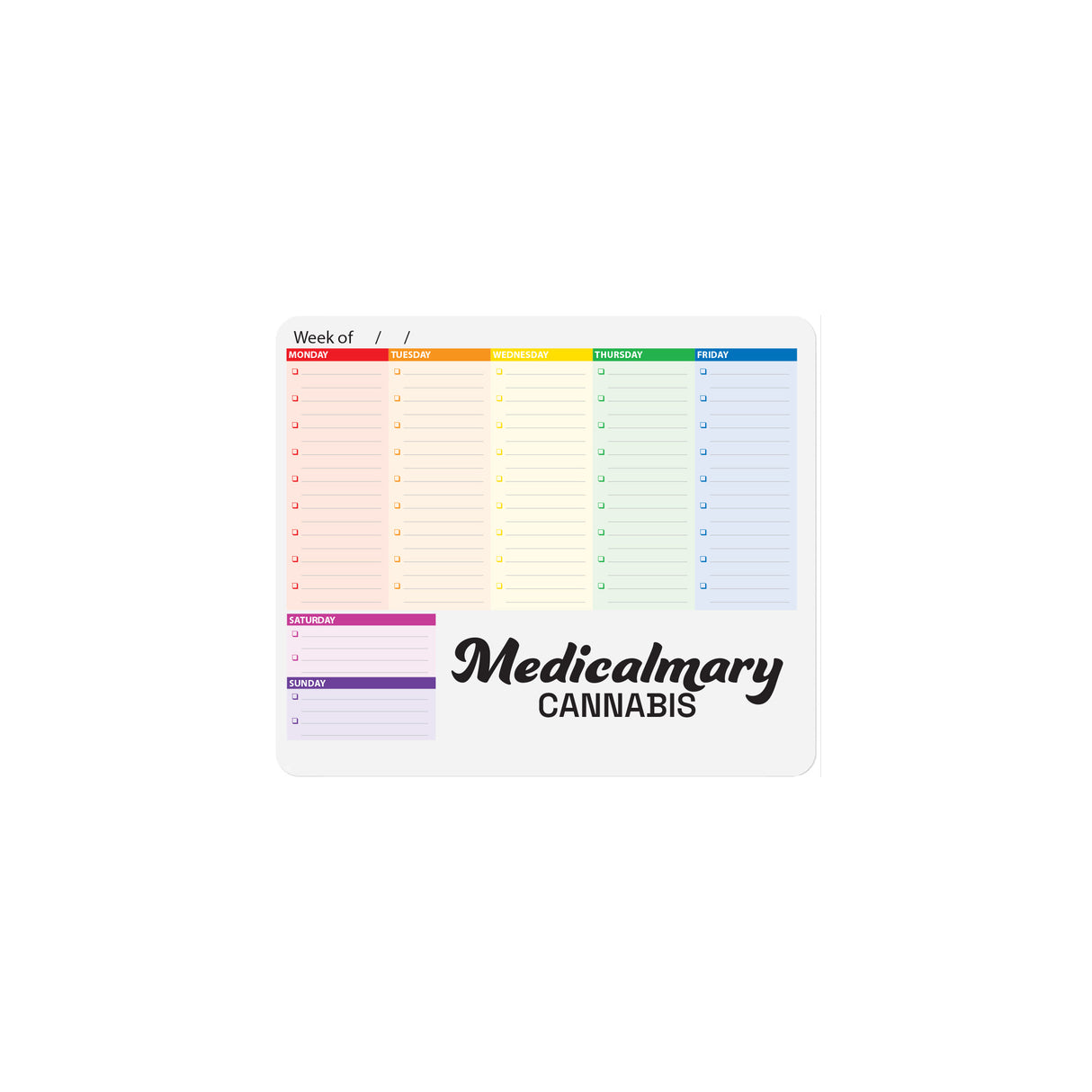 Custom MousePaper® 24 Page - Recycled Note Paper Mouse Pad