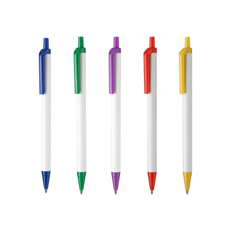 Custom Slim White Barrel Pen HiStandards